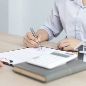 DC Metro home buyers signing closing documents after a successful open house